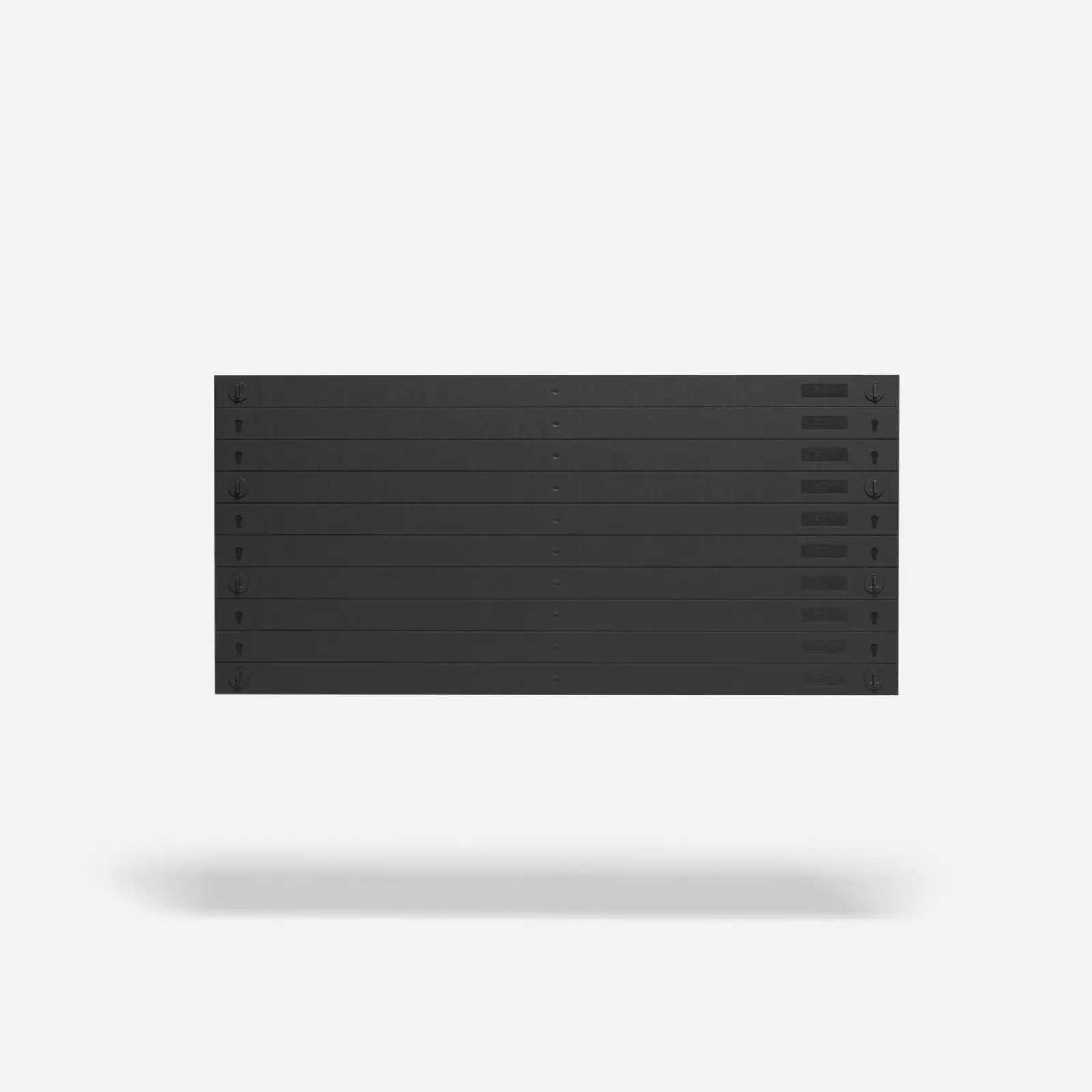 EziBlank 21인치 10SU Universal Blanking Panel for ETSI Rack BKPNL02U-21-BL 공식 제품사진